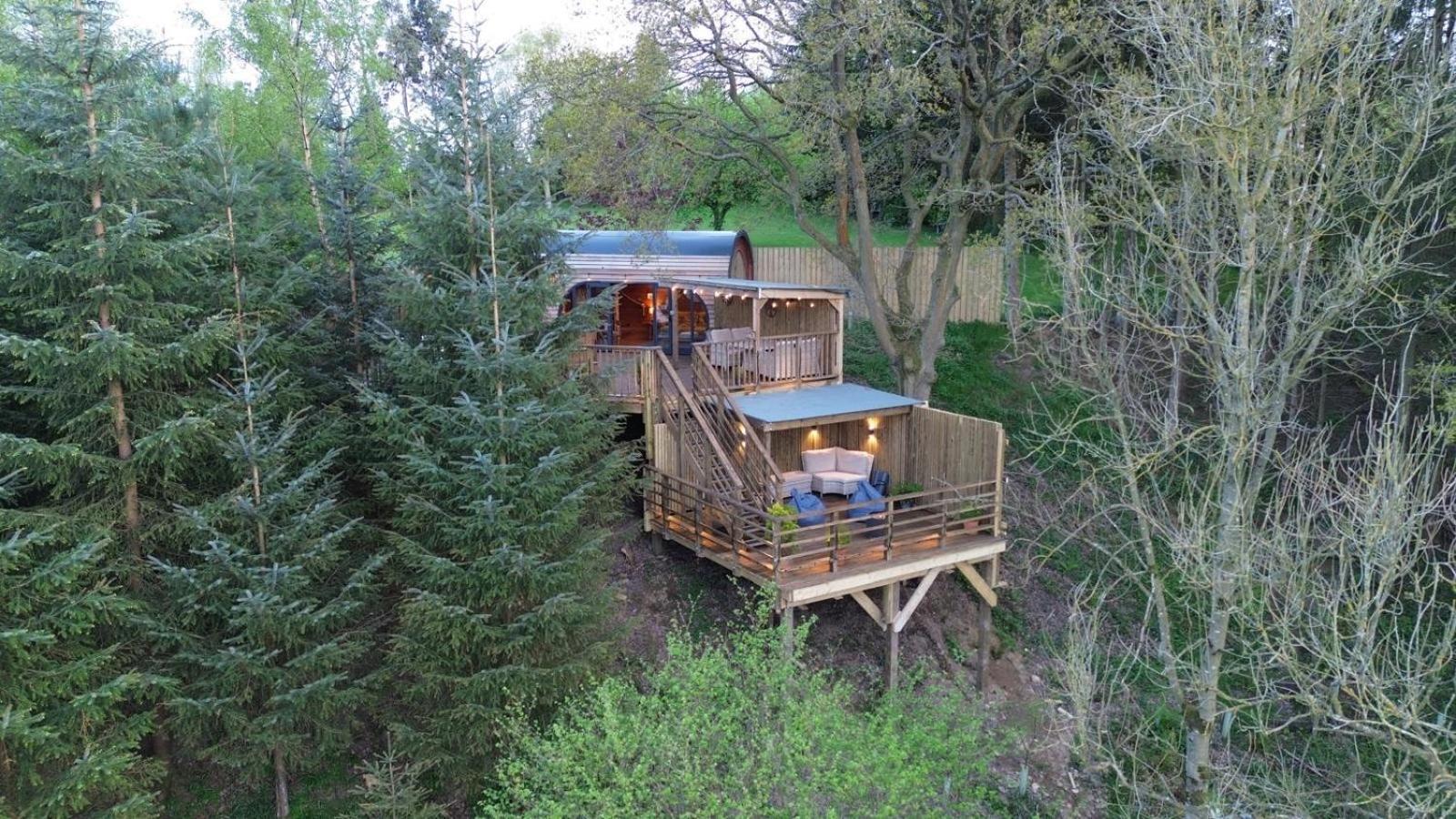 The Pines Treehouse At Treetops Hideouts Richmond  Exterior photo